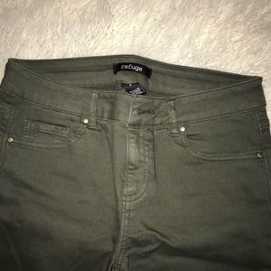 Olive Green Jeans
